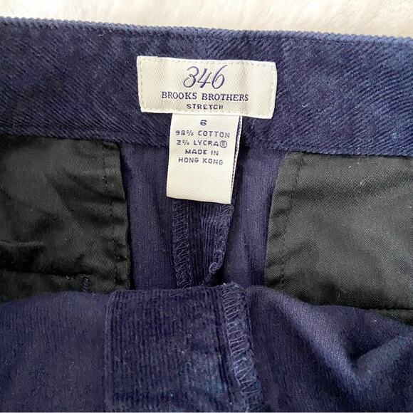 Brooks Brothers Navy Blue Corduroy A-Line Maxi Skirt Size 6 - Picture 4 of 4